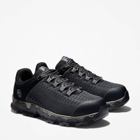 NEW TIMBERLAND men's powertrain sport alloy toe work sneaker - wide in w